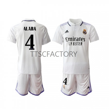 Koszulka Real Madryt David Alaba 4 Dziecięca Główna 2022/23 Koszulki Piłkarskie